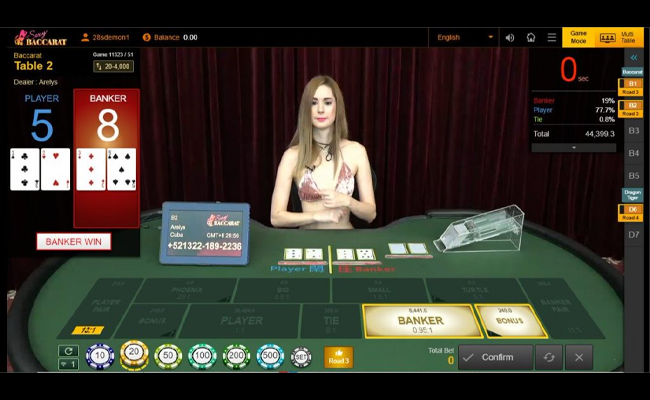 sexy gaming baccarat